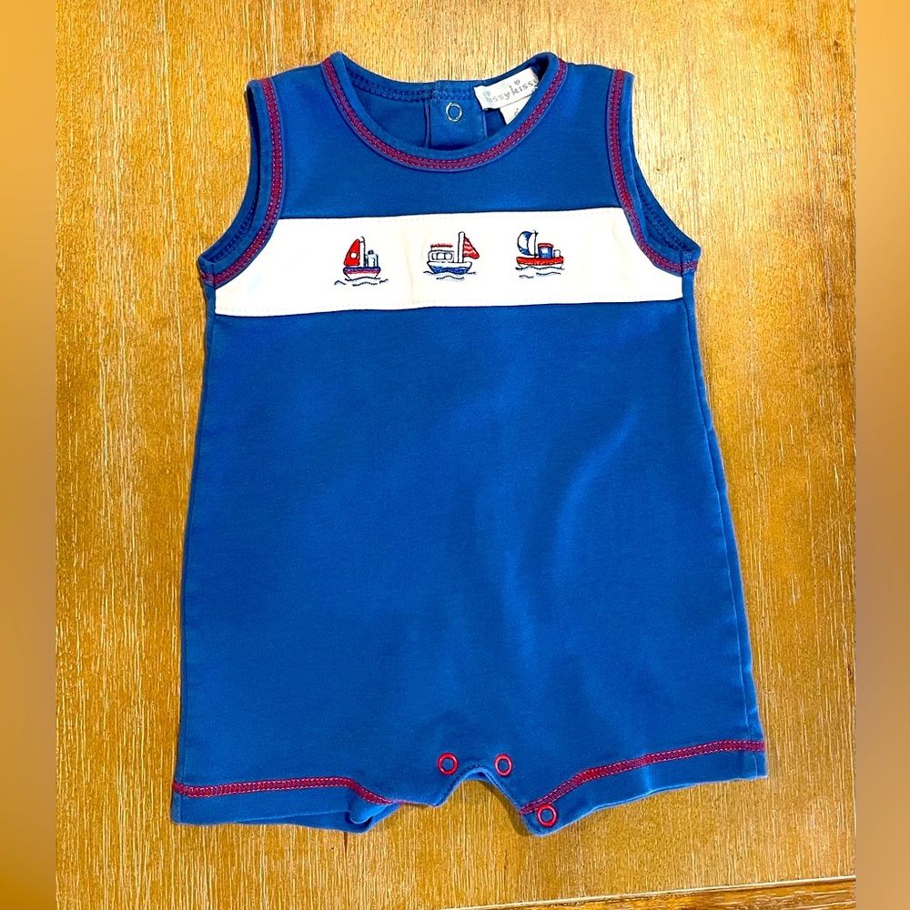 Kissy Kissy romper. Size 0-3 months